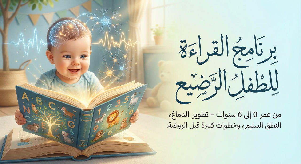 برنامج القراءة للطفل الرضيع